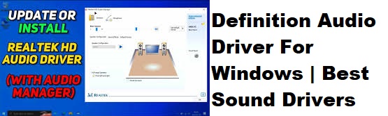 Realtek High Definition Audio Driver For Windows Free Downlod 2025